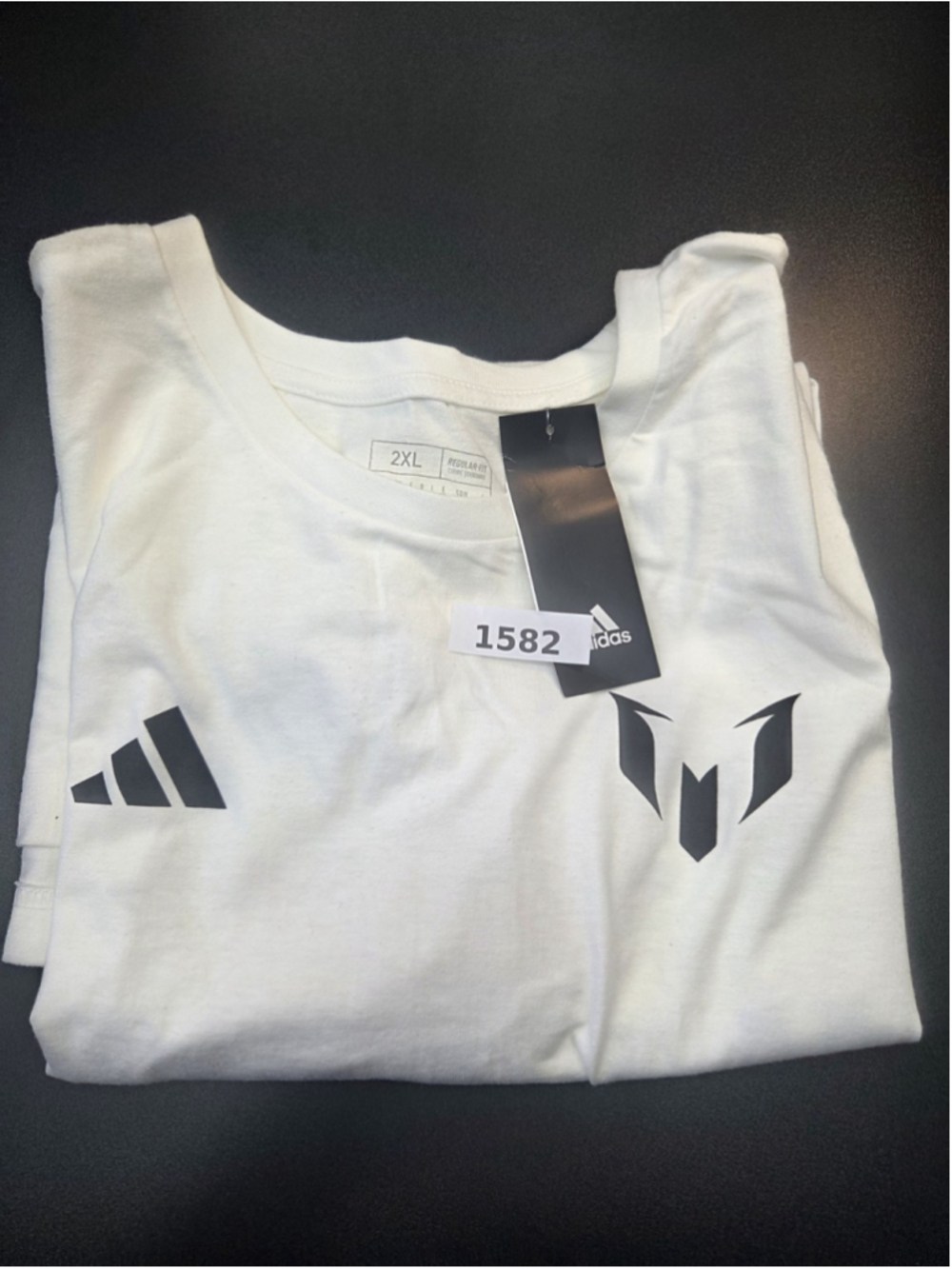 Adidas Lionel Messi Inter Miami “Bienvenido Miami” T-Shirt Men’s 2XL NWT #1582 - Picture 4 of 4